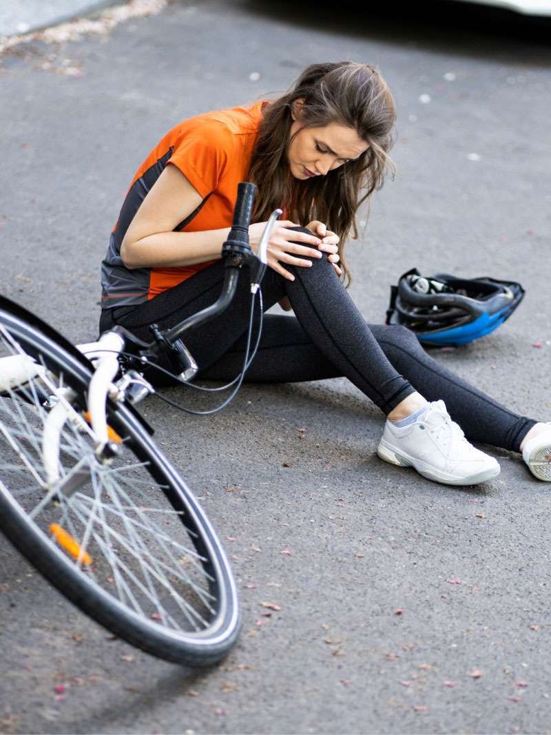 aangereden als fietser